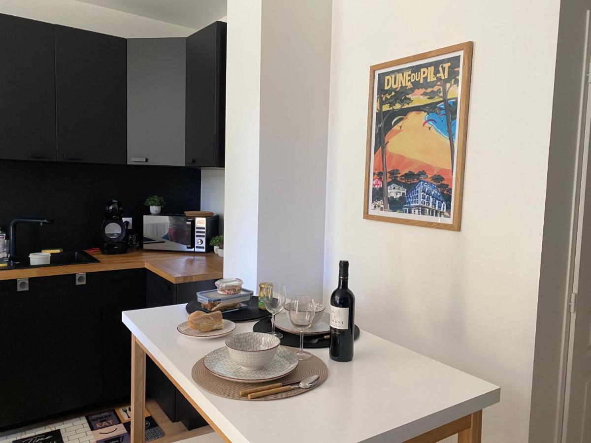 Charmant T2 Avec Exterieur Villa Deganne Arcachon Extérieur photo